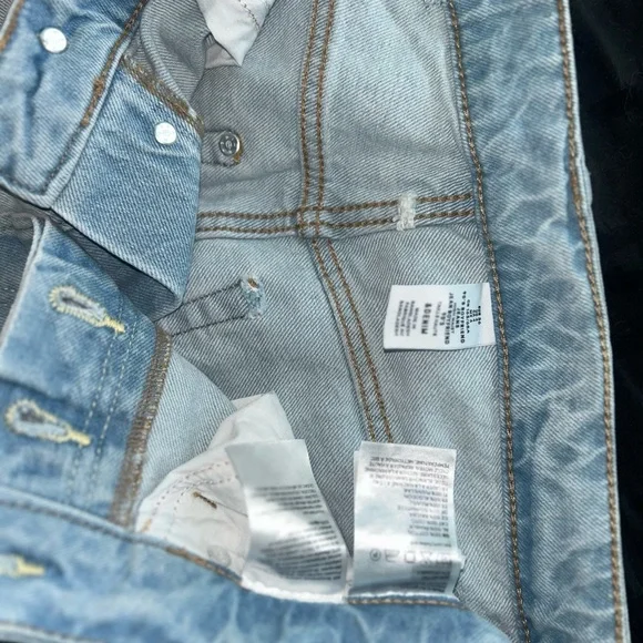 Levi's Light Blue Inside-Out Denim Jeans - Picture 4 of 6